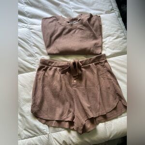 Abercrombie & Fitch Taupe Pajamas